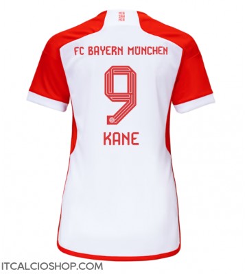 Bayern Munich Harry Kane #9 Prima Maglia Femmina 2023-24 Manica Corta